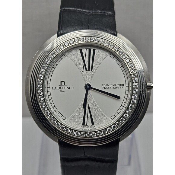 La Defence Paris Cosmicmaster Flash Saucer Unisex Watch New Battery France main image 11